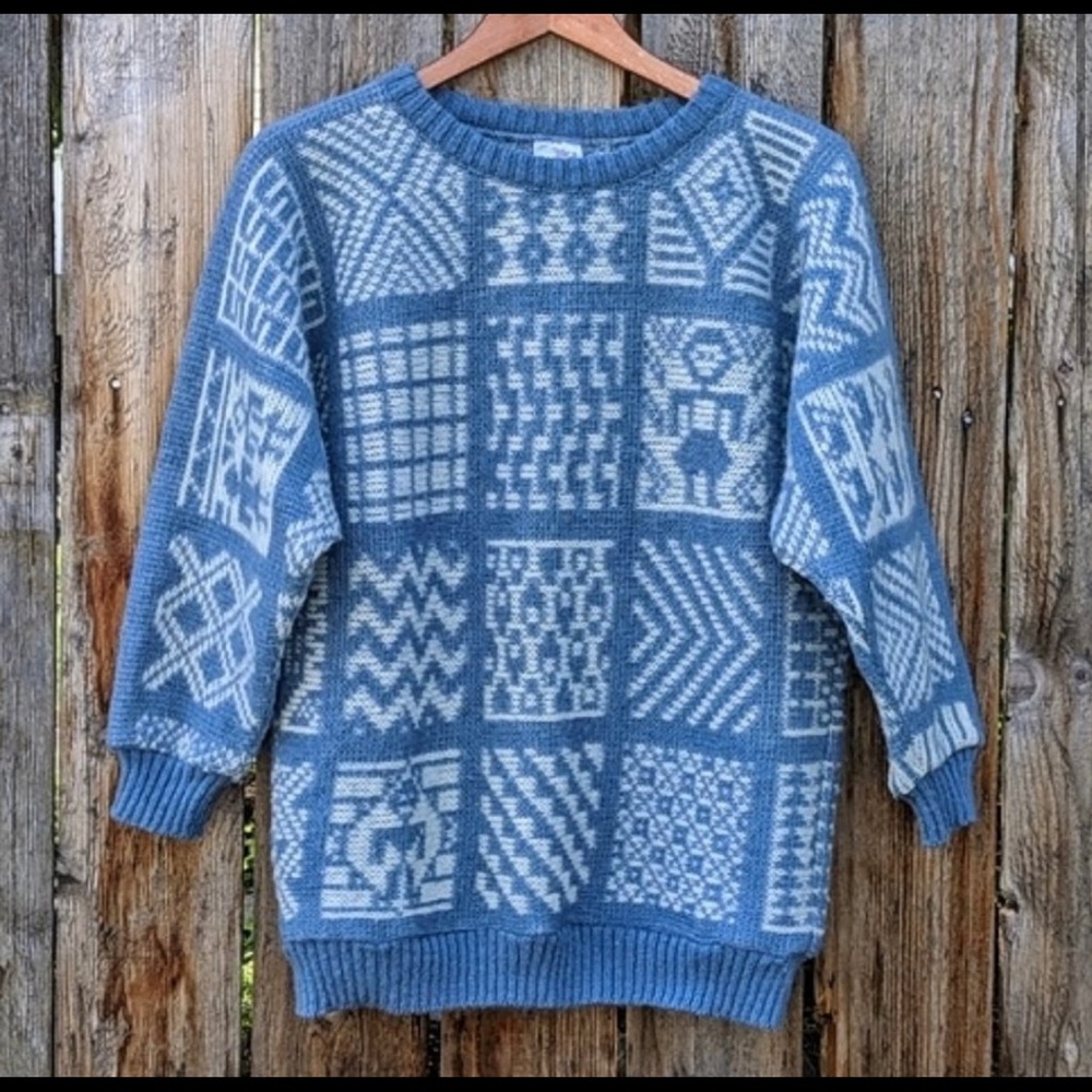 Vintage Alafoss Icewool Icelandic Wool Sweater S